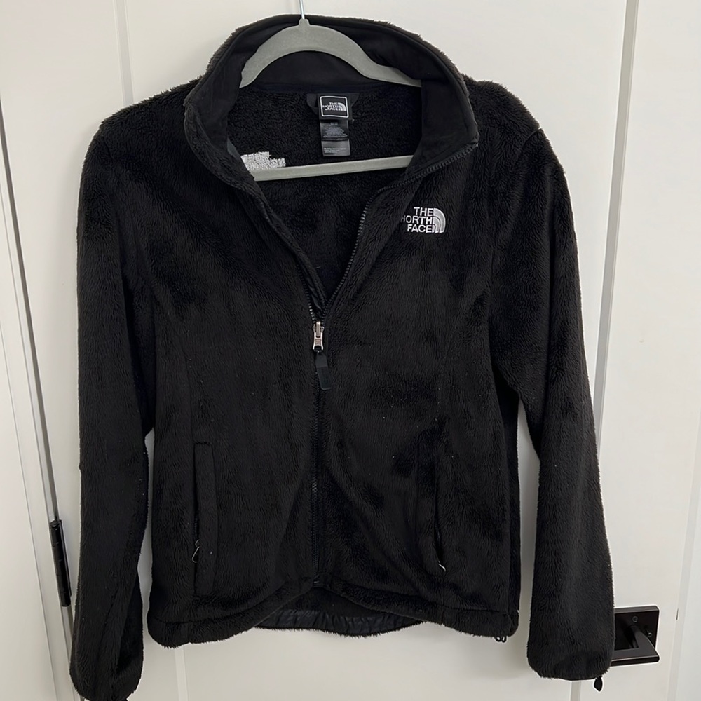 North Face Women’s Osito Jacket - BLACK - Size Medium.